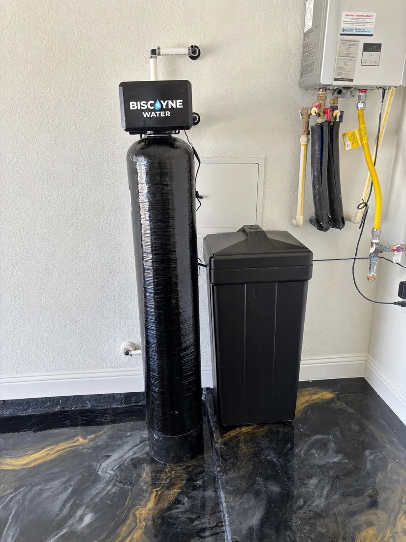 Biscayne Water water softener installation