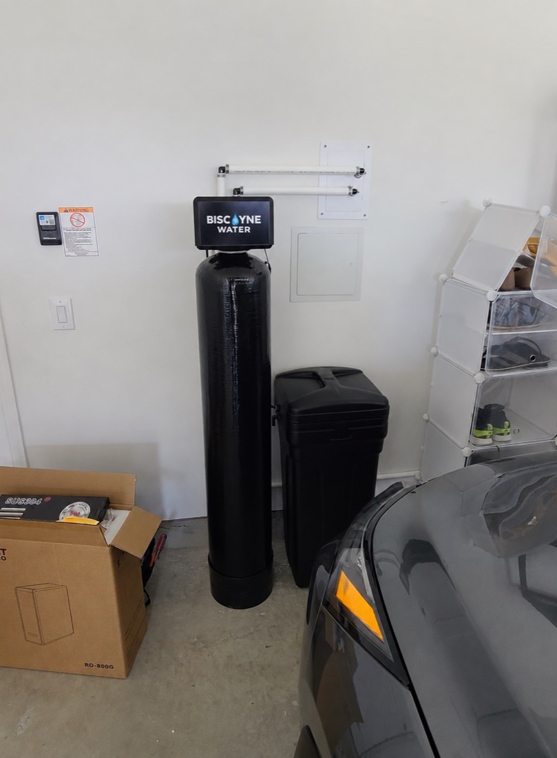 Biscayne Water garage installation